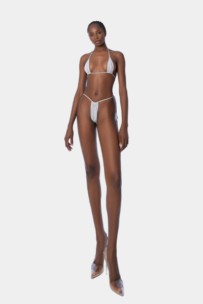 Купальник Basic Bikini qb A QUICK BUCK, цвет: grey  купить онлайн