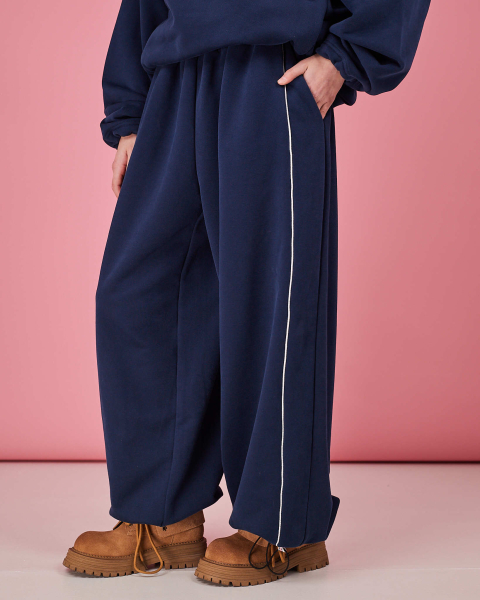 Джоггеры с кантом TABOO, цвет: синий, DgUBlue купить онлайн