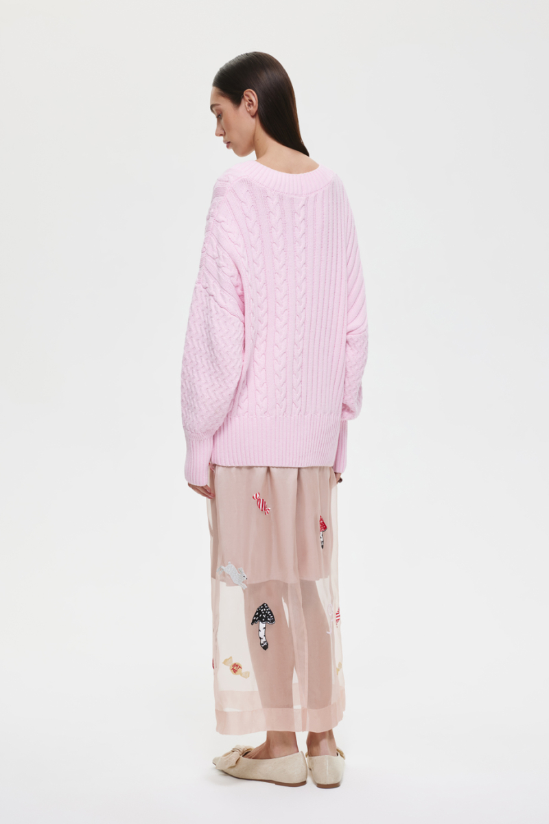 Джемпер DREAMS BY ALENA AKHMADULLINA, цвет: розовый, 225104140304462/410000 купить онлайн