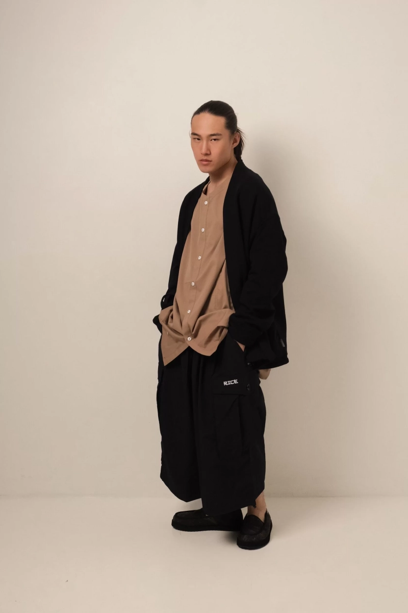 Кюлоты KINOMO OVERSIZE CULOTTES CARGO TASLAN/BLACK