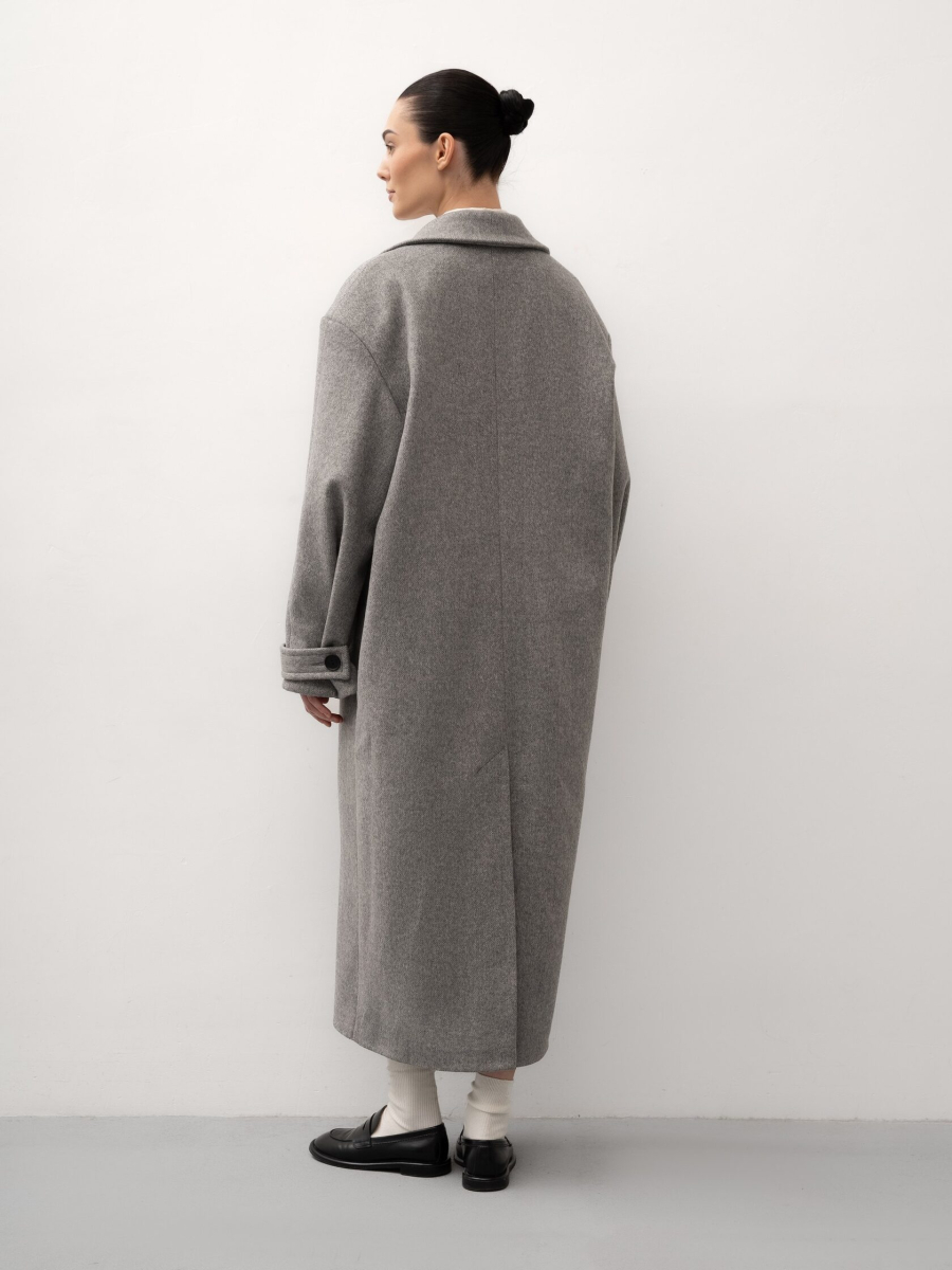 Пальто с поясом TRES, цвет: серый, НФ-00002719 купить онлайн