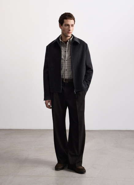 Куртка из пальтовой шерсти ALL WE NEED, цвет: темно-серый, 2603M5330-05 купить онлайн