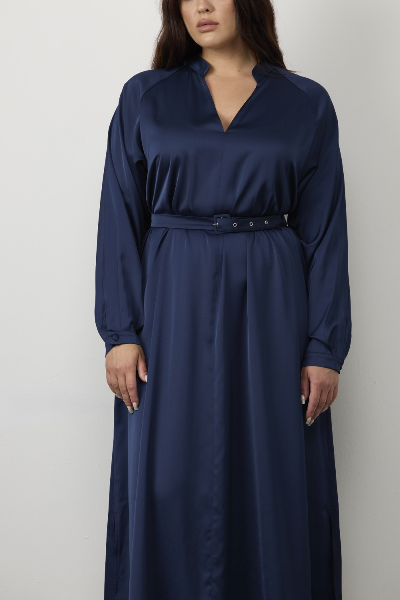 Платье-туника с длинным рукавом 4forms, цвет: темно-синий, 65350 купить онлайн