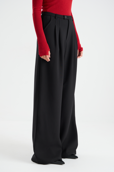 Брюки с тонким поясом MIA AIM, цвет: Черный, MIA629 купить онлайн