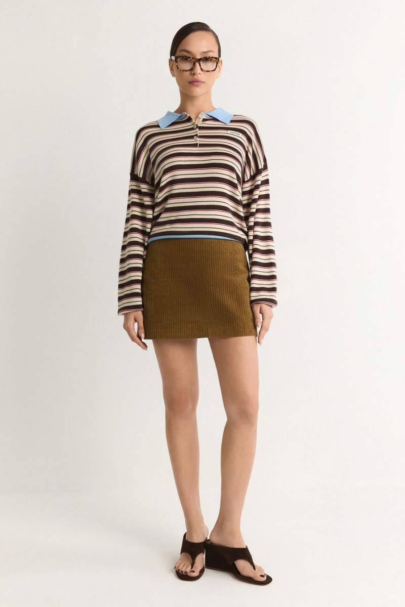 Джемпер с принтом «полоска» TOPTOP, цвет: молочный с принтом, TT.050.19215.121 купить онлайн