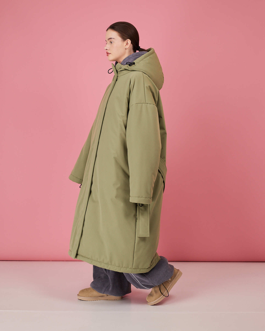 Плащ лавр зима TABOO, цвет: зеленый, Pllavr купить онлайн