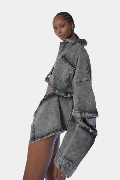 Куртка Denim qb A QUICK BUCK, цвет: black,  купить онлайн