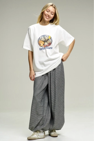 Футболка Oysters White Erist store, цвет: белый, НФ-00002921 купить онлайн