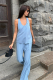 Брюки широкие из тенсела LIGHT BLUE