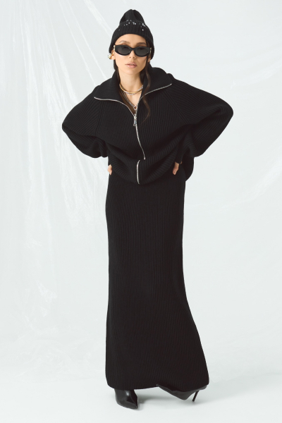 Юбка с шерстью MIA AIM, цвет: Черный, MIA561 купить онлайн