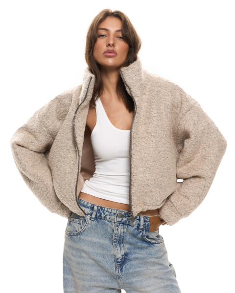Бомбер CASUAL ARMOR Suborbia, цвет: BEIGE, 005910 купить онлайн