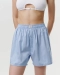 Шорты COTTON SHORTS LOVEGOODS, цвет: голубой  купить онлайн