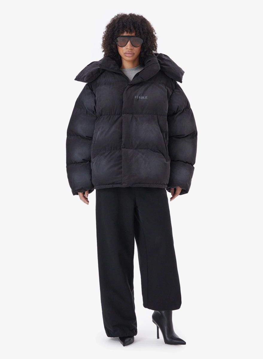 Пуховик DESTRESSED FABLE, цвет: темно-серый, PFFR-FBL-DSTRSD-GRPHT купить онлайн