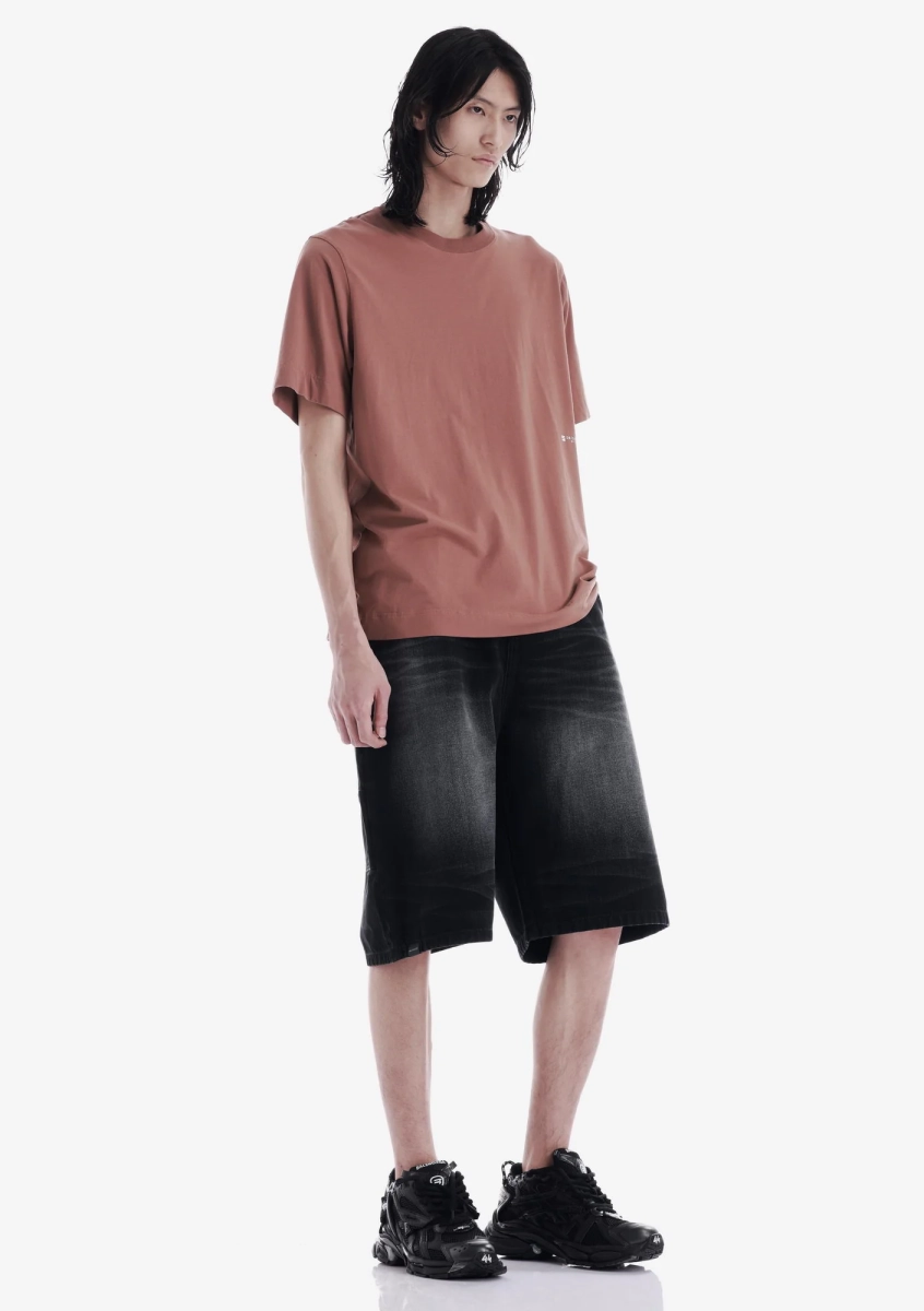 Футболка с принтом с эффектом скорости KRAKATAU, цвет: серо-терракотовый, Tm141-77 купить онлайн