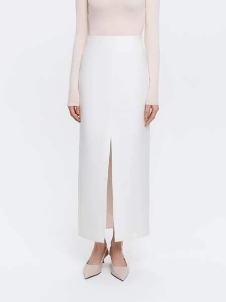 Юбка-макси из твида