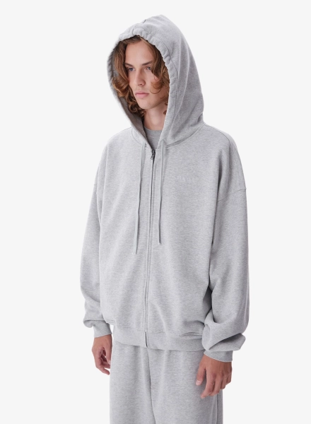 Худи zip UNIFORM FABLE, цвет: серый, HDZP-FBL-NFRM-GRMLNG купить онлайн