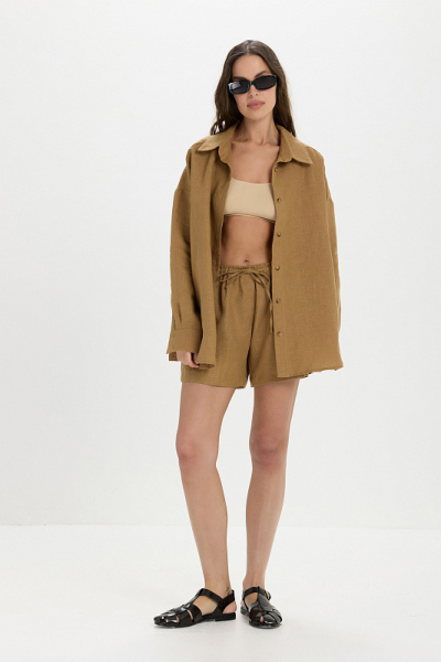 Шорты лен ABDA, цвет: марракеш, 622601003540 купить онлайн