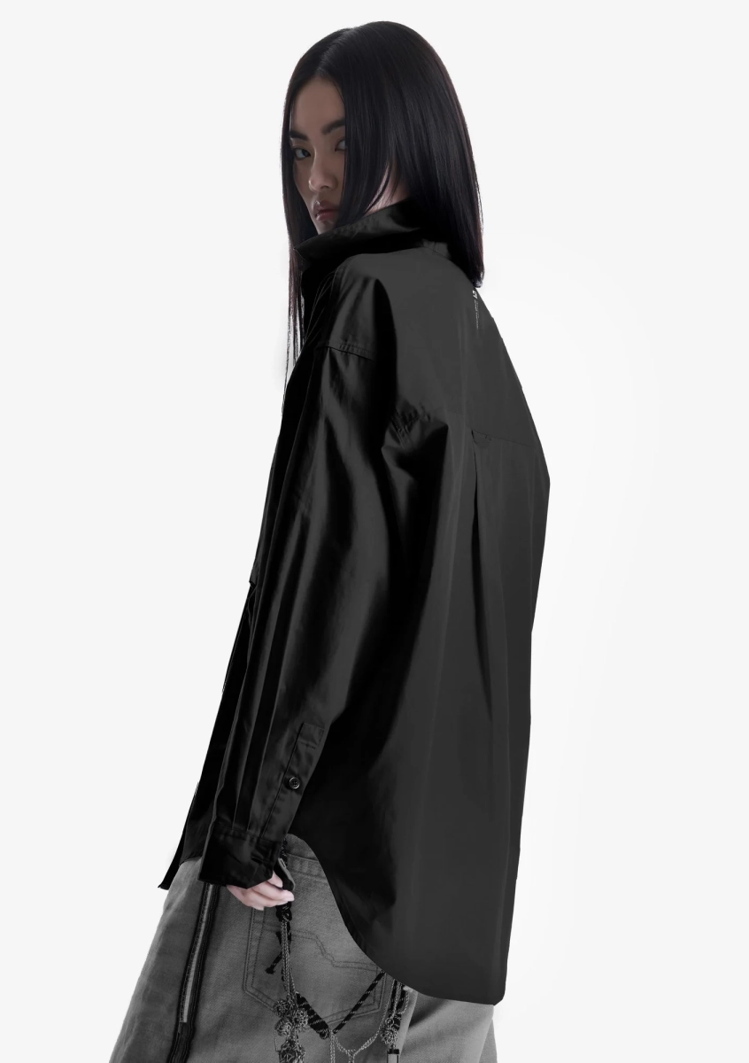 Рубашка KRAKATAU, цвет: Черный, Nu79-1 купить онлайн