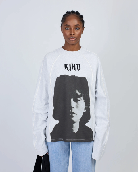 Лонгслив KINO BAND GREY