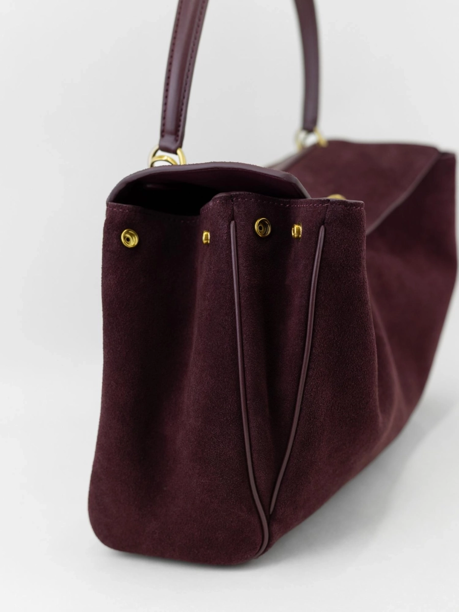 Сумка SANDRA MEDIUM brand salad, цвет: suede plum J-704-PHR 7272 купить онлайн