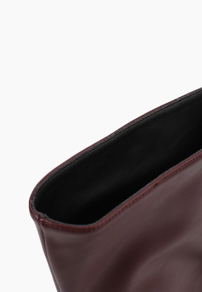 Ботильоны из экокожи SBALO, цвет: Бордовый SN101-1 купить онлайн