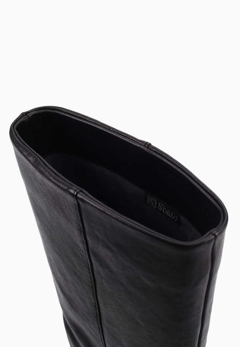 Сапоги трубы черные SBALO, цвет: Черный SHT81 купить онлайн