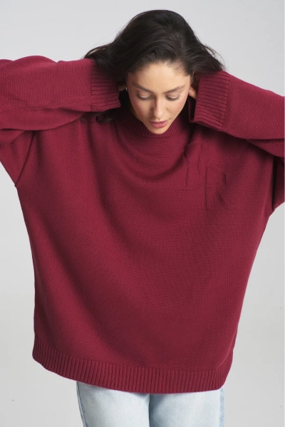 Джемпер Cotton ER Wine Erist store, цвет: Бордовый, НФ-00000927 купить онлайн