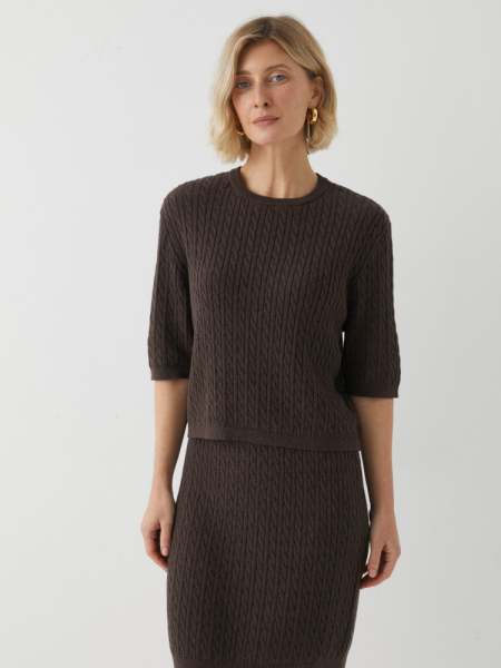 Джемпер с коротким рукавом