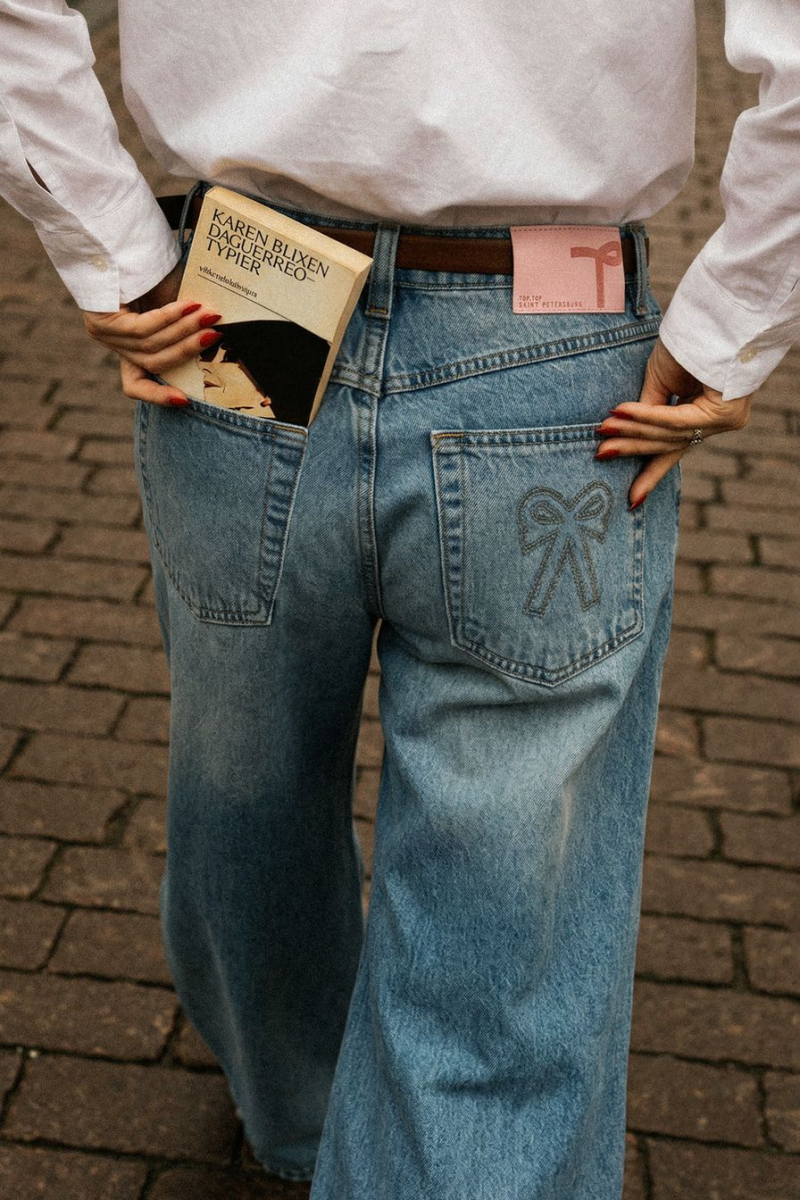 Джинсы из 100% хлопка TOPTOP, цвет: голубой, TT.036.18849.600 купить онлайн