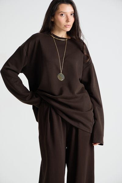 Костюм: лонгслив+брюки MIA AIM, цвет: коричневый, MIA742 купить онлайн