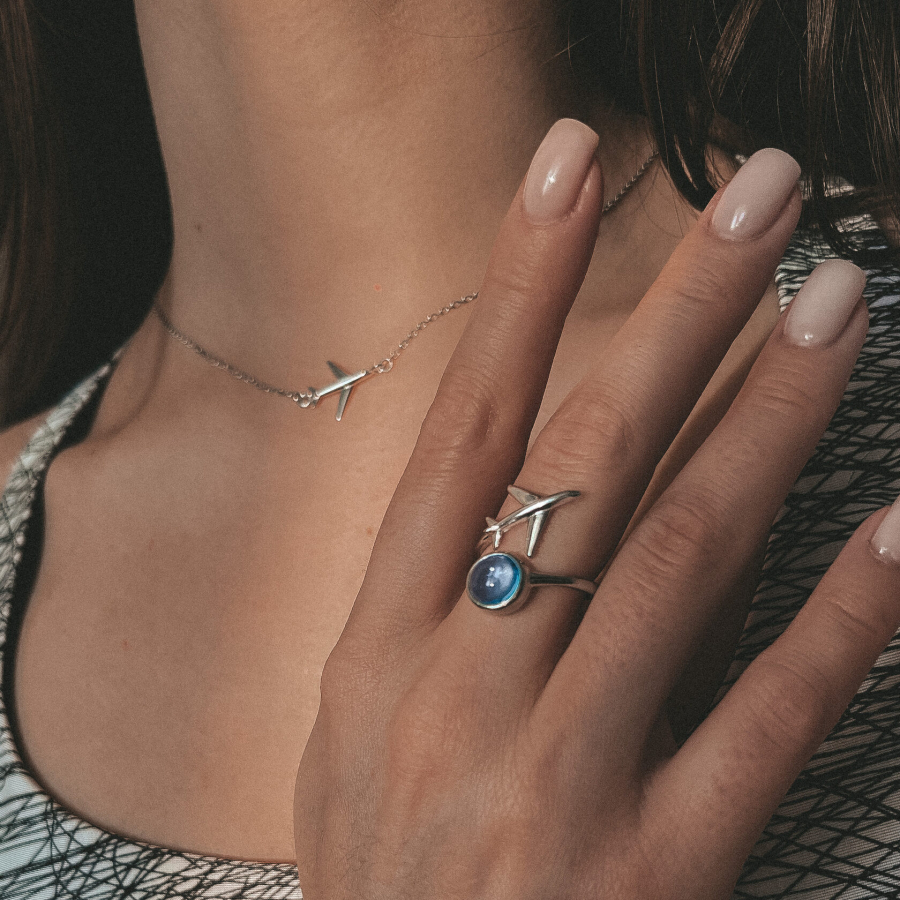 Колье Самолет The Reason, цвет: серебро, кле самол - 152 купить онлайн