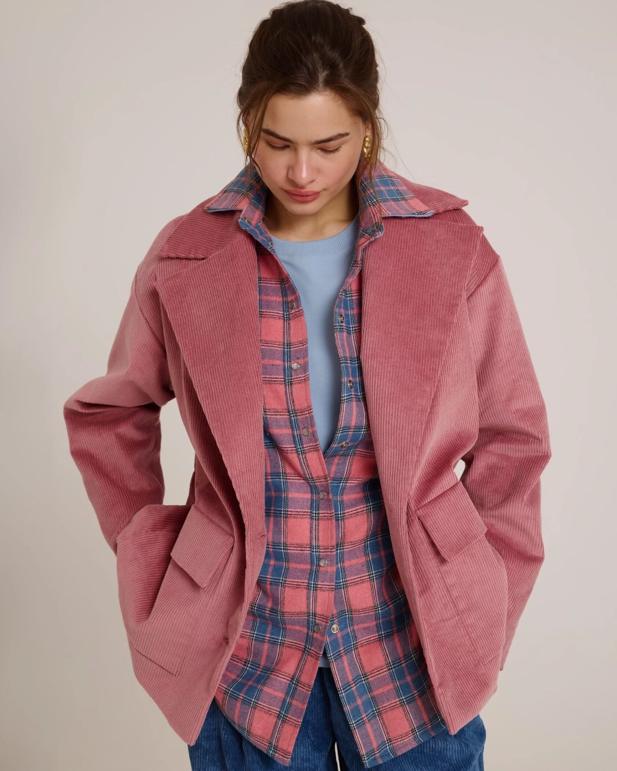 Жакет из вельвета Dusty Rose Anmuse, цвет: розовый, JC25S140-RS купить онлайн