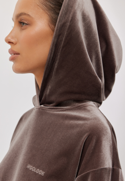 Худи WooLook, цвет: жемчуг B/UNIQUE/Hoodie/W/Perl |новая коллекция купить онлайн