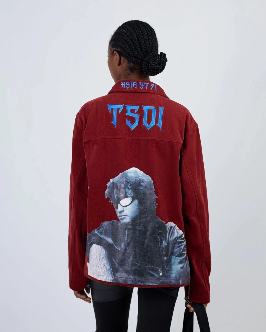 Рубашка KINO VELOUR RED ASIA ST 71, цвет: красный, Ast71.kino-shirt-velour купить онлайн