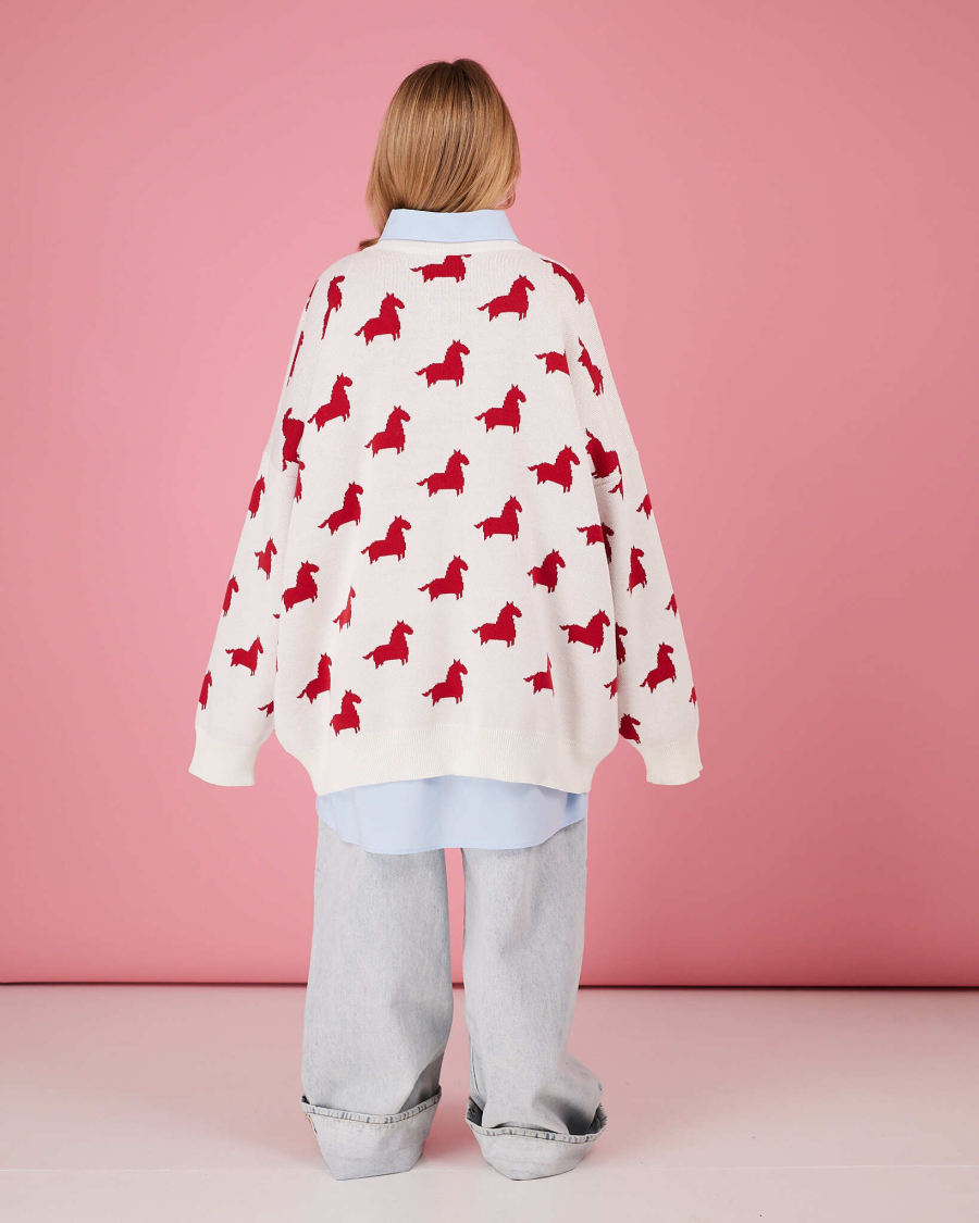 Свитер года TABOO, цвет: белый, svyear купить онлайн