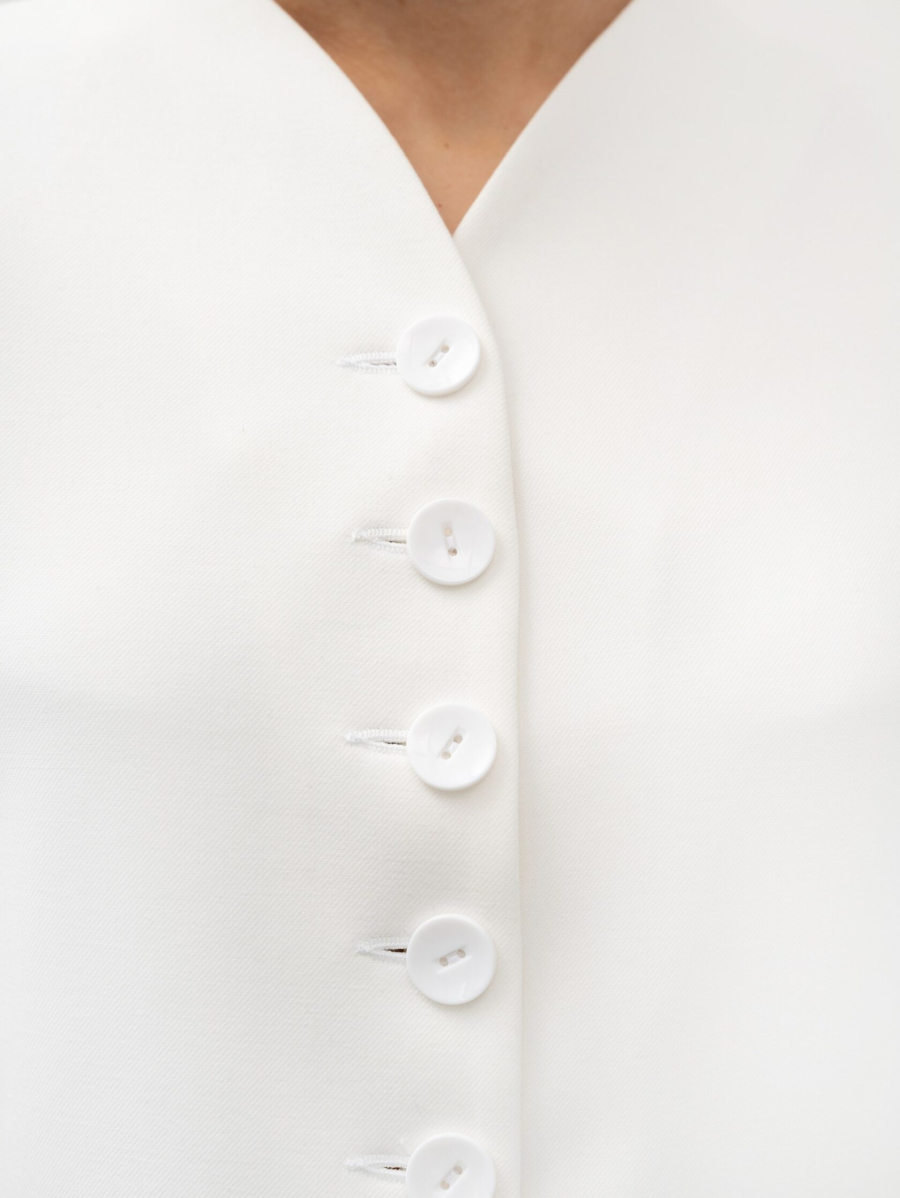 Жакет приталенный TRES, цвет: молочный, НФ-00002731 купить онлайн