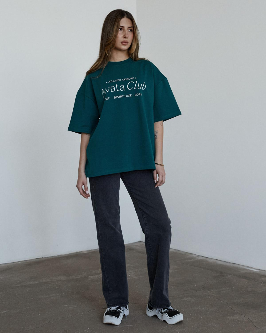 Футболка Emerald Aváta Club, цвет: изумрудный, 00537 купить онлайн