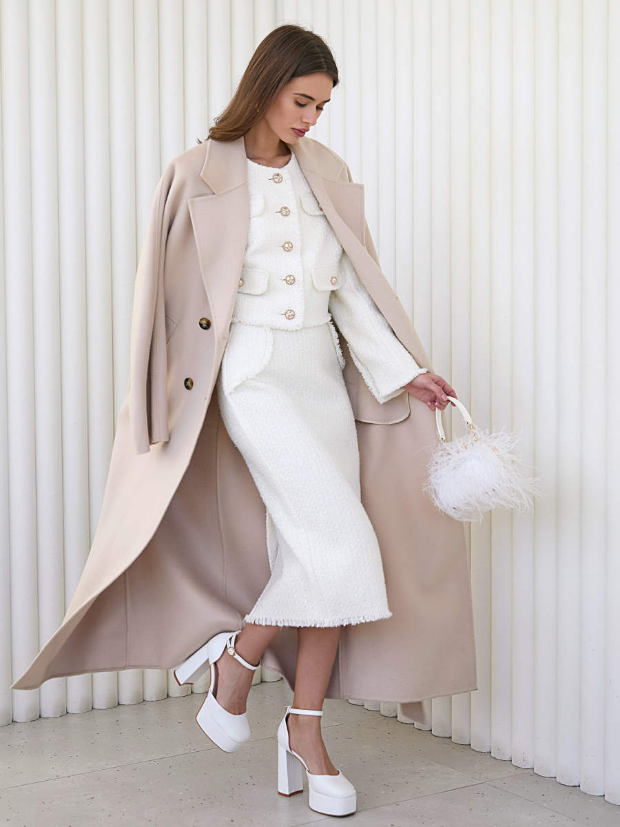 Жакет в стиле Шанель I.B.W., цвет: молочный, № 23.1 купить онлайн