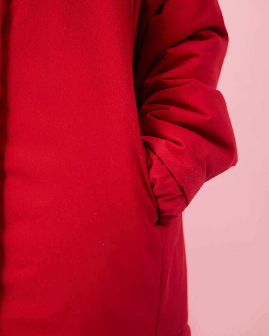 Бомбер красный зима TABOO, цвет: красный, Bred купить онлайн