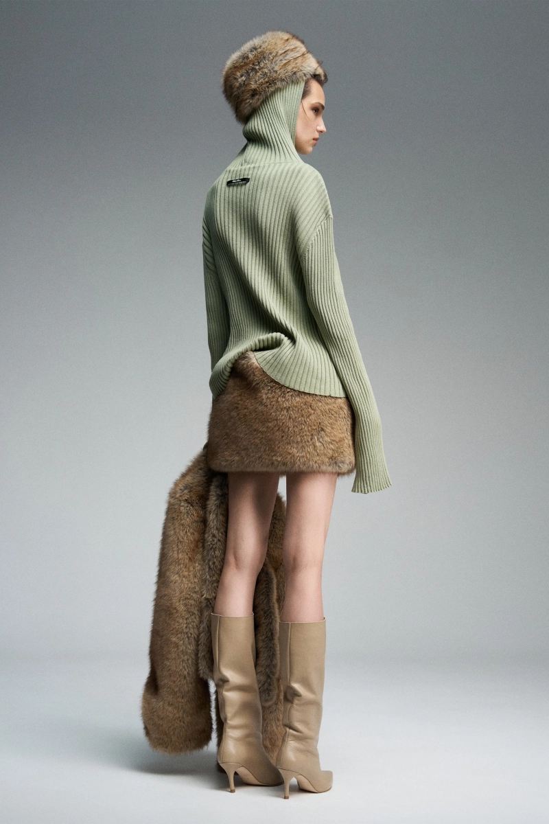 Кардиган с капюшоном WALK OF SHAME, цвет: зеленый, KNC006/FW2526 купить онлайн