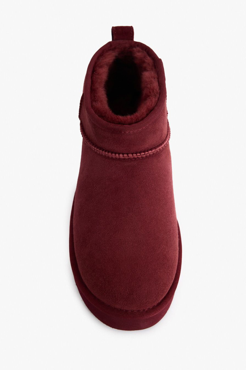 Угги из натуральной замши Lera Nena, цвет: Бордовый LN.405.19111.330 купить онлайн