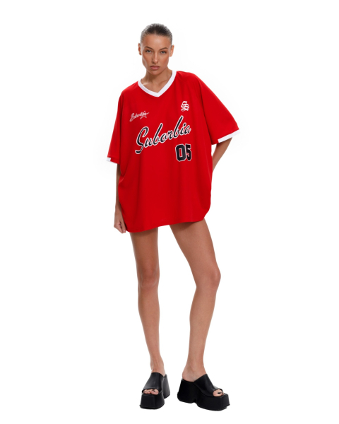 Футболка Jersey 05 Suborbia, цвет: red-black, 05294 купить онлайн