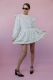 Платье Summer flowers PUDRA, цвет: бежево-синий PUDRA4143X |новая коллекция купить онлайн