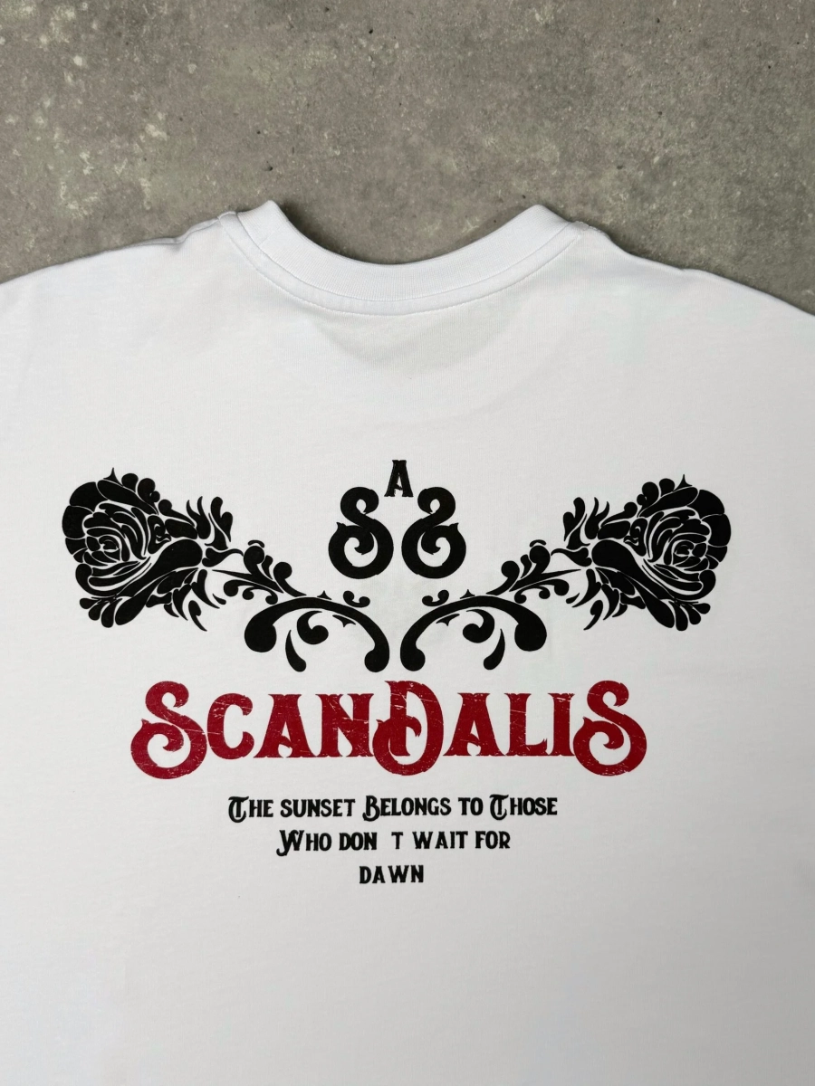 Футболка бархат SCANDALIS, цвет: белый, ФБ035а купить онлайн