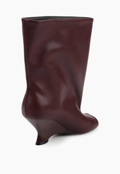 Ботильоны из экокожи SBALO, цвет: Бордовый SN101-1 купить онлайн
