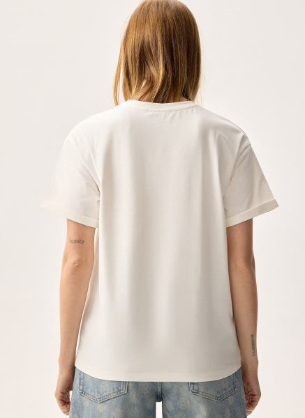 Футболка мужского кроя ALL WE NEED, цвет: белый,  купить онлайн