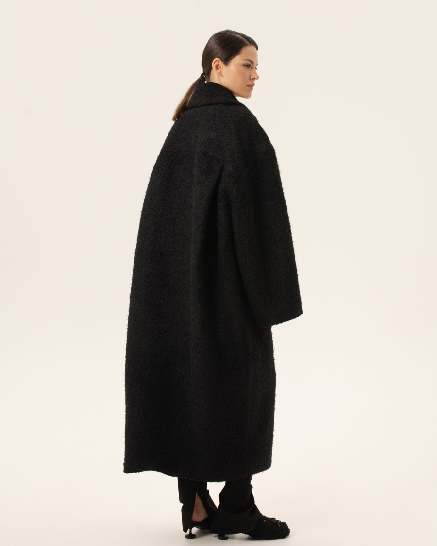 Пальто BLACK Anmuse, цвет: Черный, FUR24W112-BLC купить онлайн