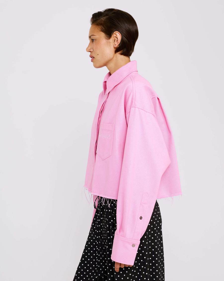 Рубашка из денима Anmuse, цвет: розовый, BL26SP308-LRS купить онлайн