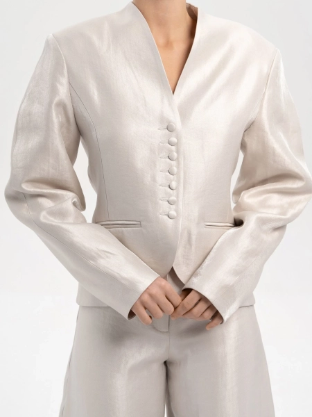 Жакет Madame TRES, цвет: Серебряный, НФ-00002580 купить онлайн