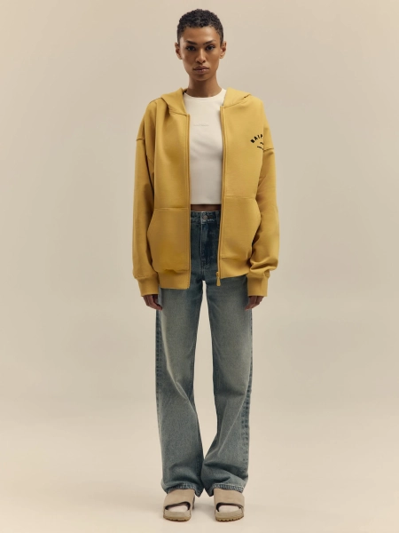 Худи Classic Full-Zip Hoodie NAIPACHE, цвет: Желтый,  купить онлайн